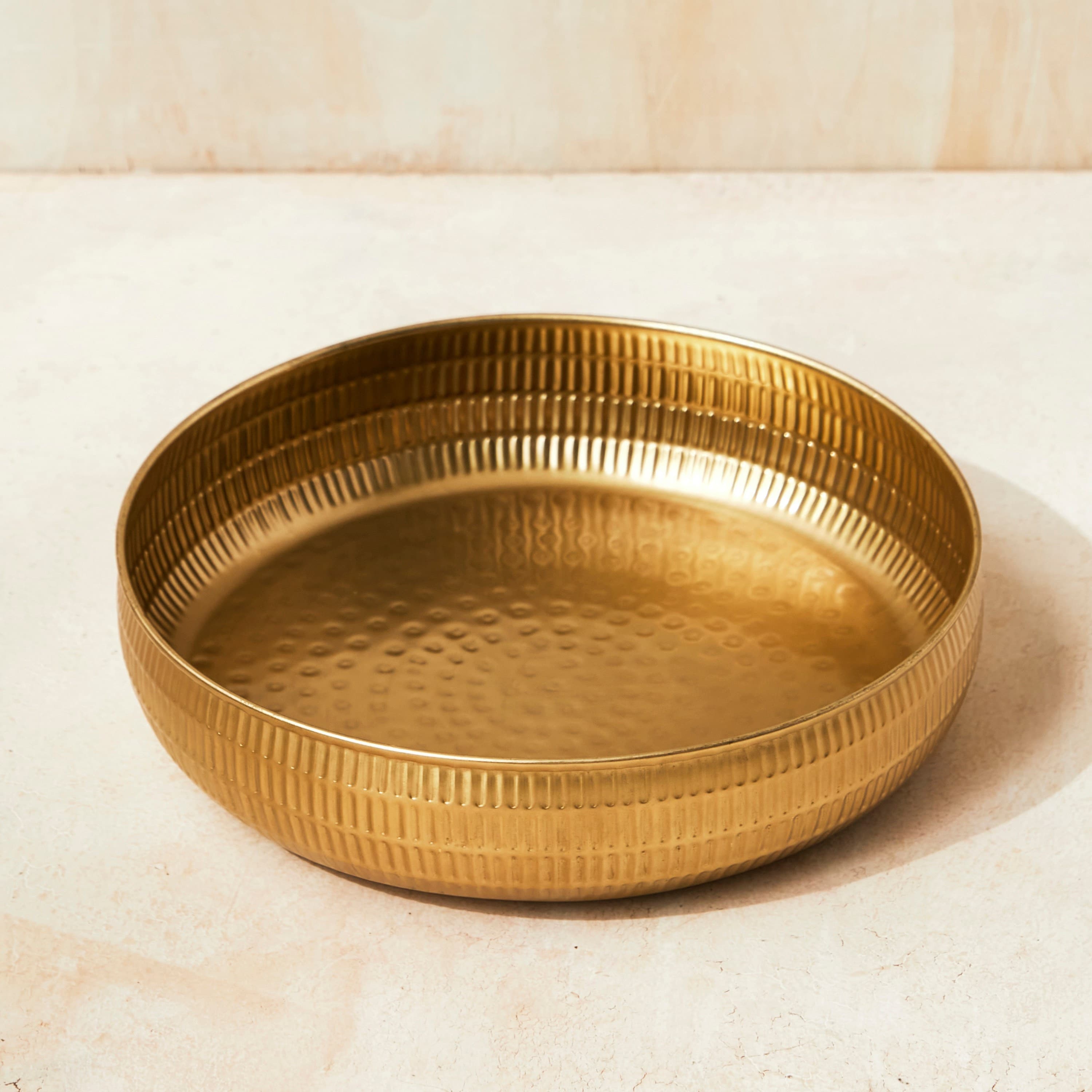 Calasis Aluminium Decorative Bowl - 30 cm Home Decor