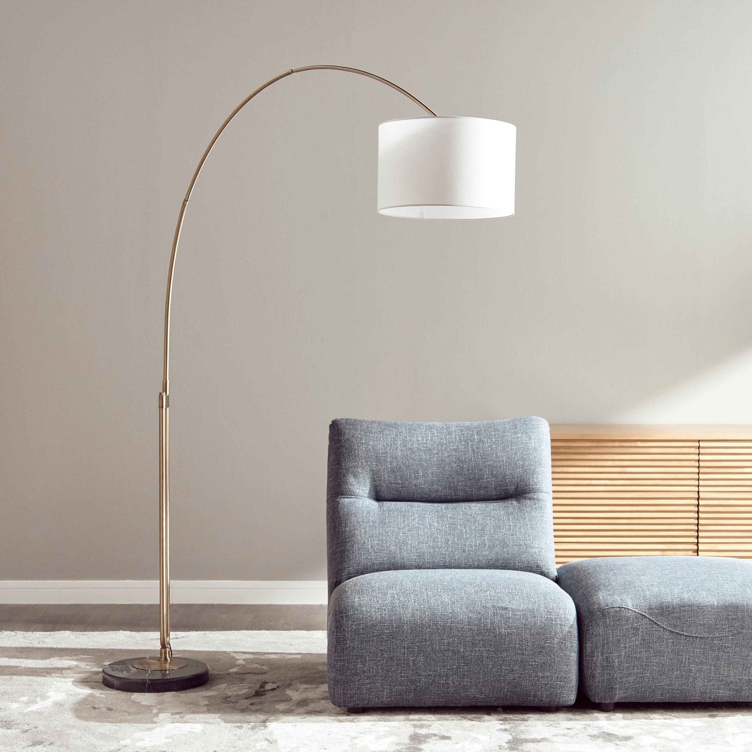 Hushen Arc Metal Floor Lamp - 213 cm Lighting