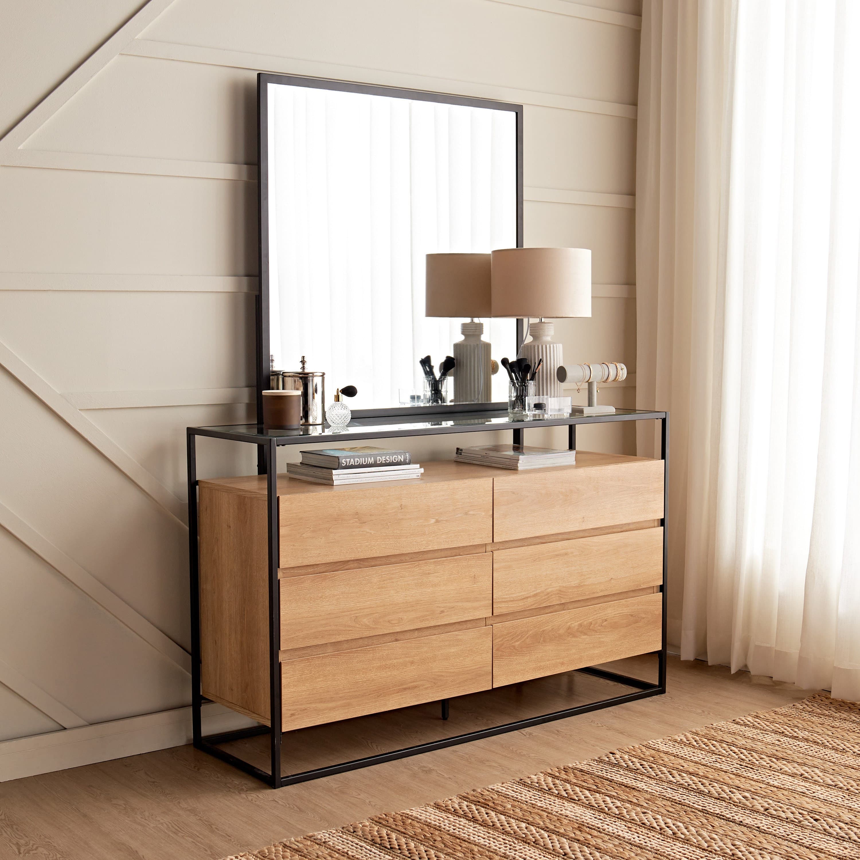 Anders Dressing Table with Mirror Dressers, Mirrors & Stools