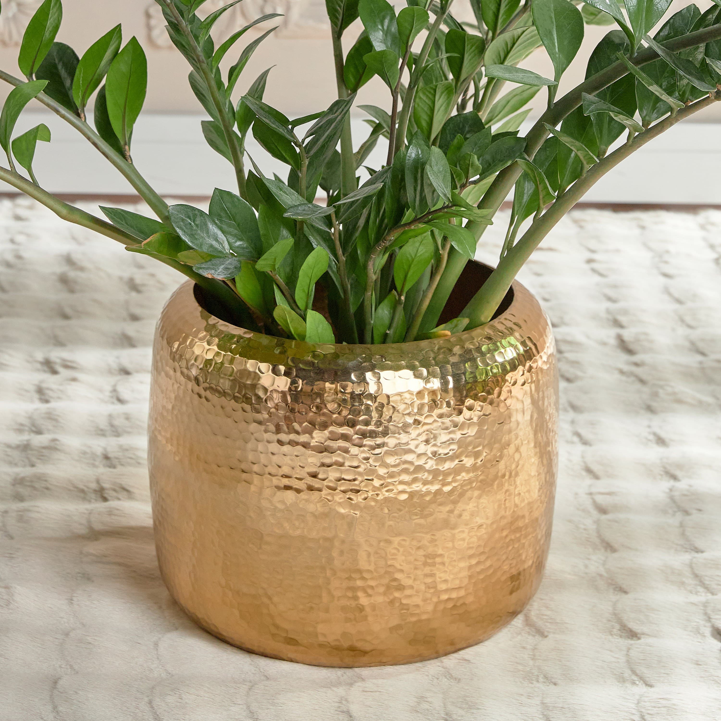 Sparkle Metal Straight Planter - 26 cm Pots & Planters