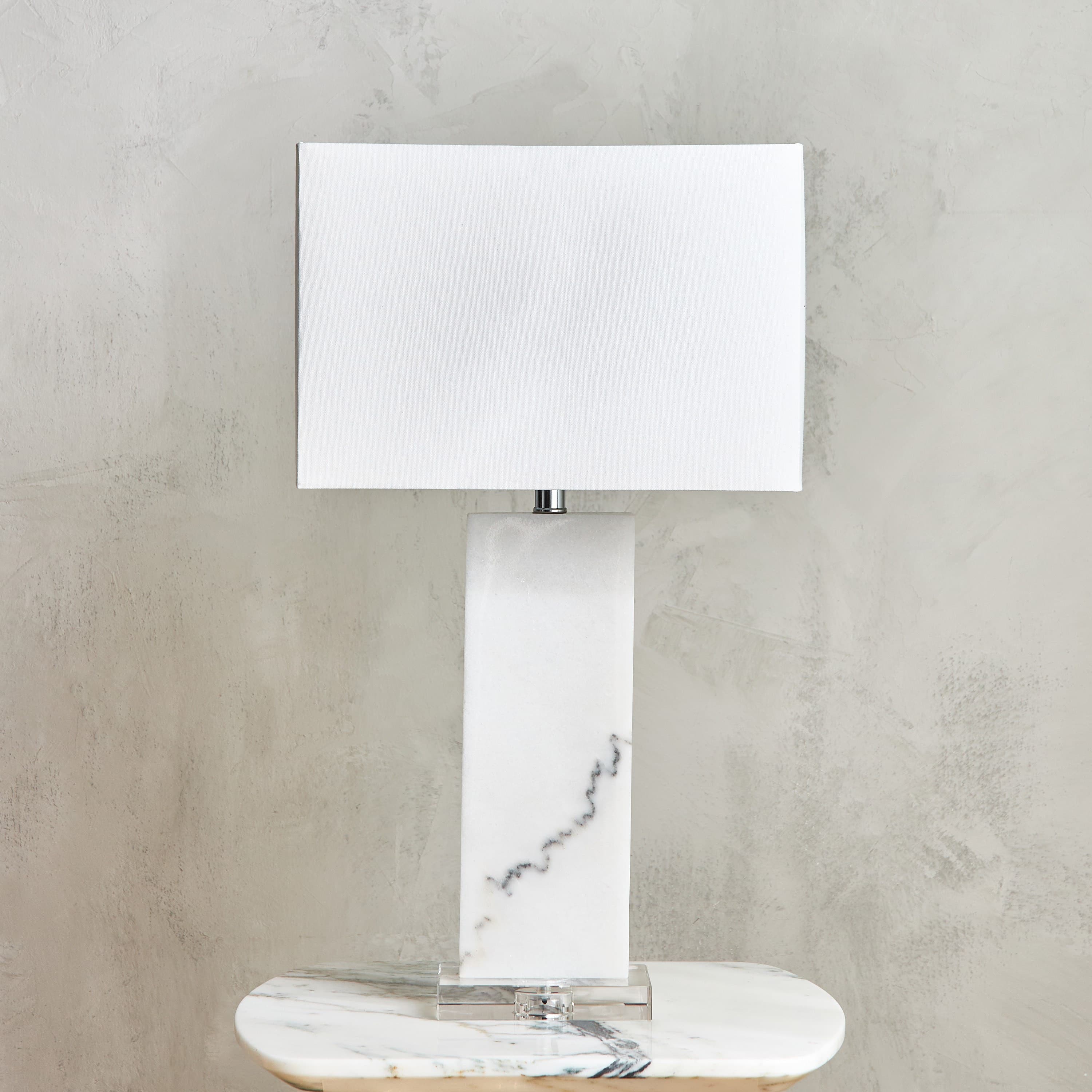 Adal Marble Table Lamp - 73 cm