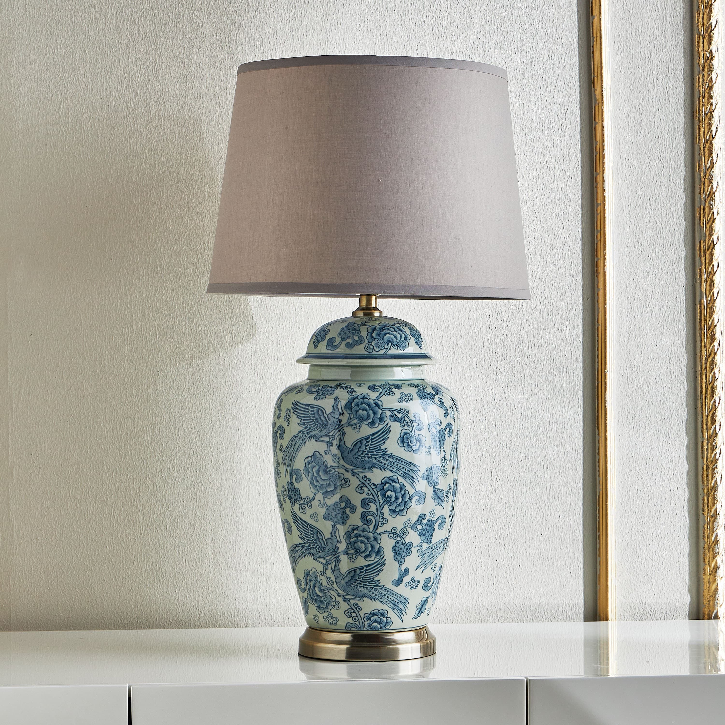 Hecuba Porcelain Table Lamp - 68 cm