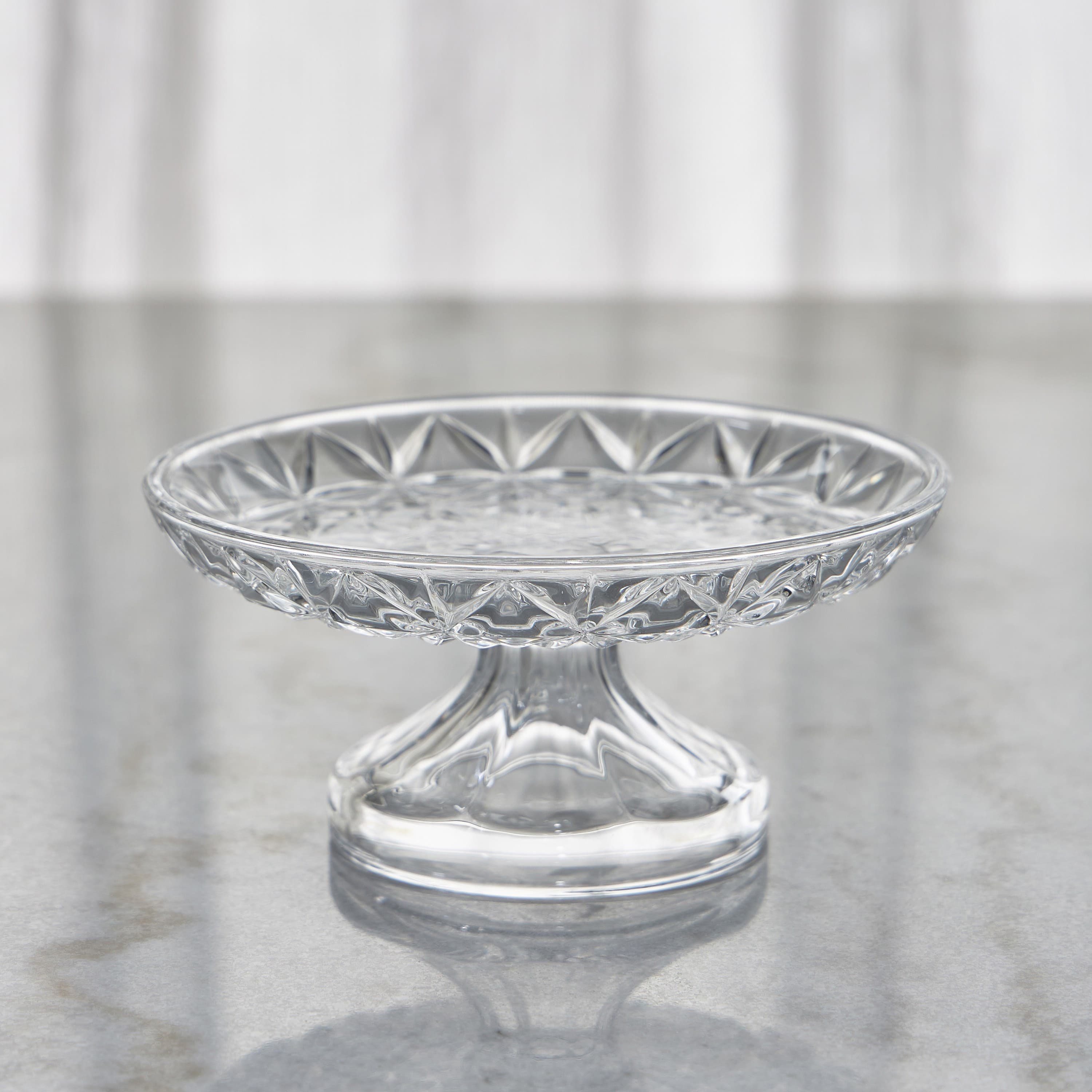 Aria Glass Decorative Platter - 18x18 cm