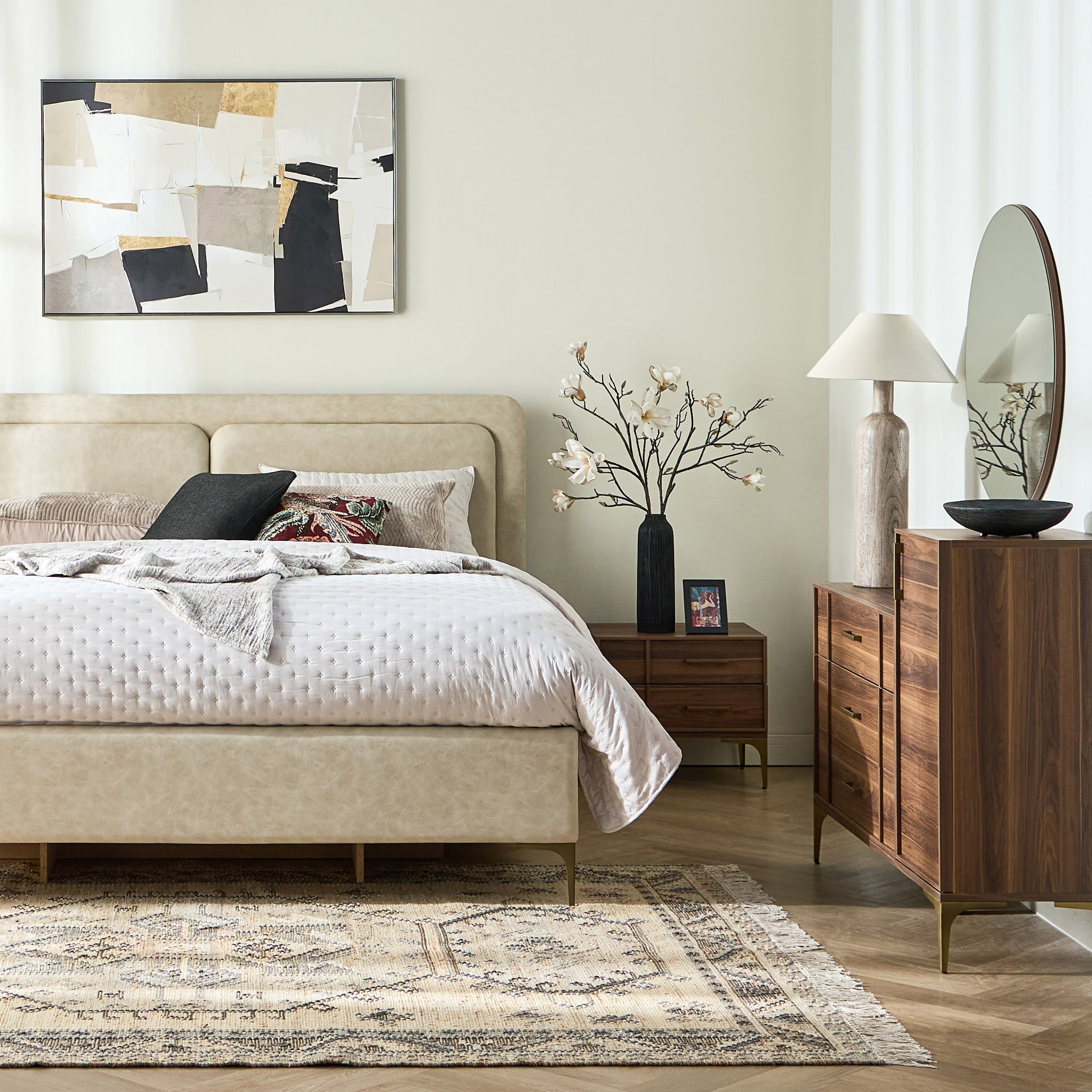 Mabel 5-Piece King Bedroom set - 180x200 cm Bed Sets
