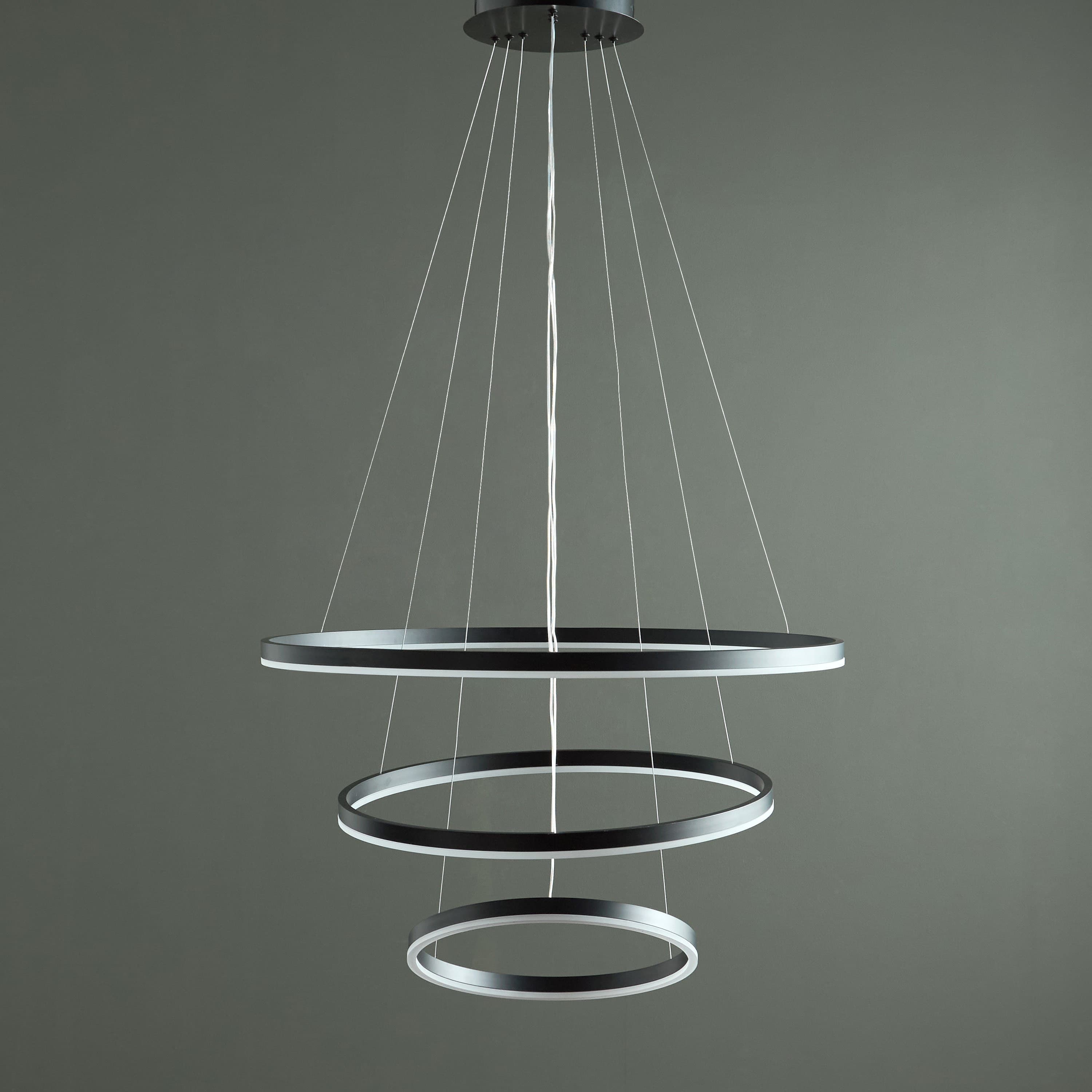 Antoine 3-Light Metal LED Pendant Lamp