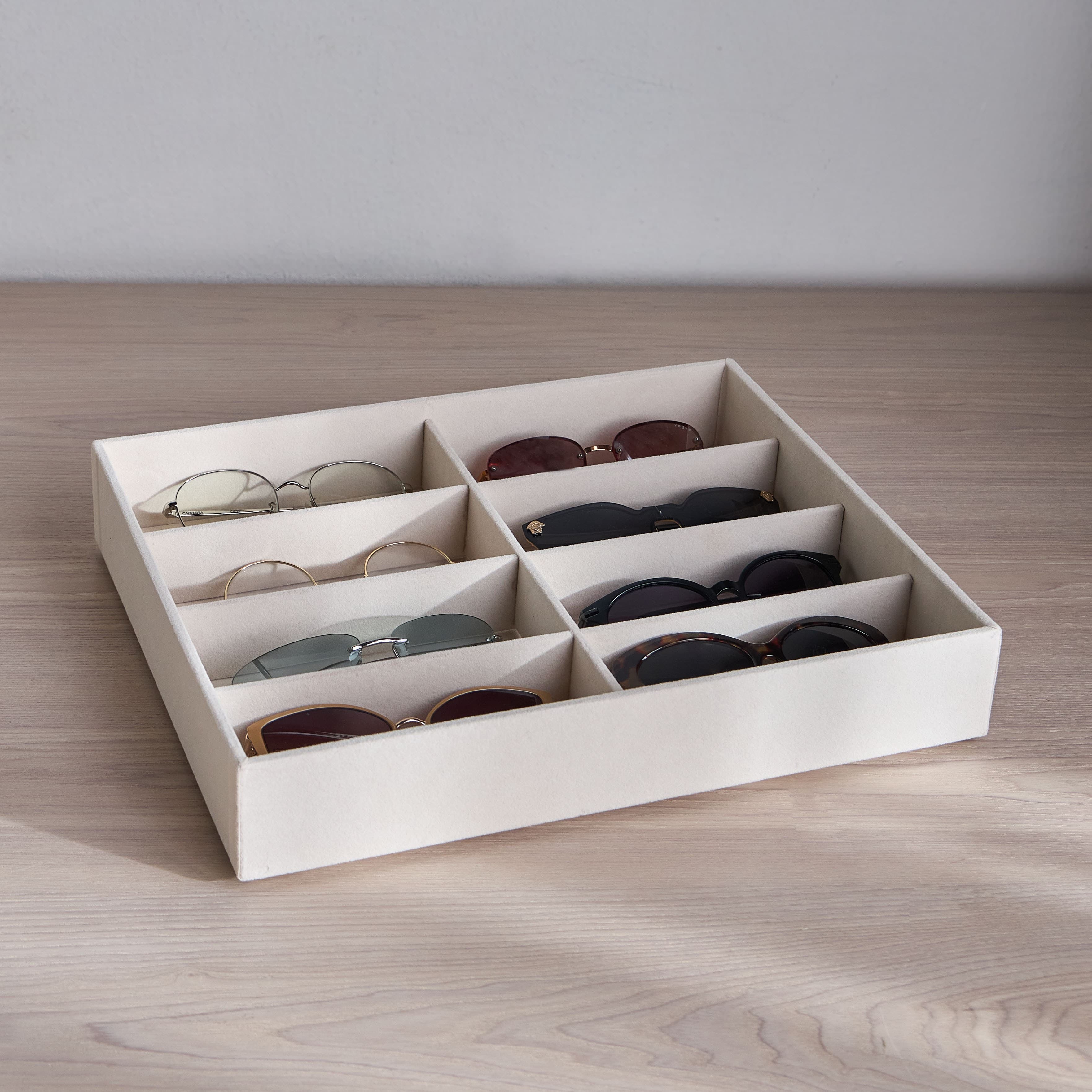 Flosci 8-Compartment Glasses Tray Jewellery Trays