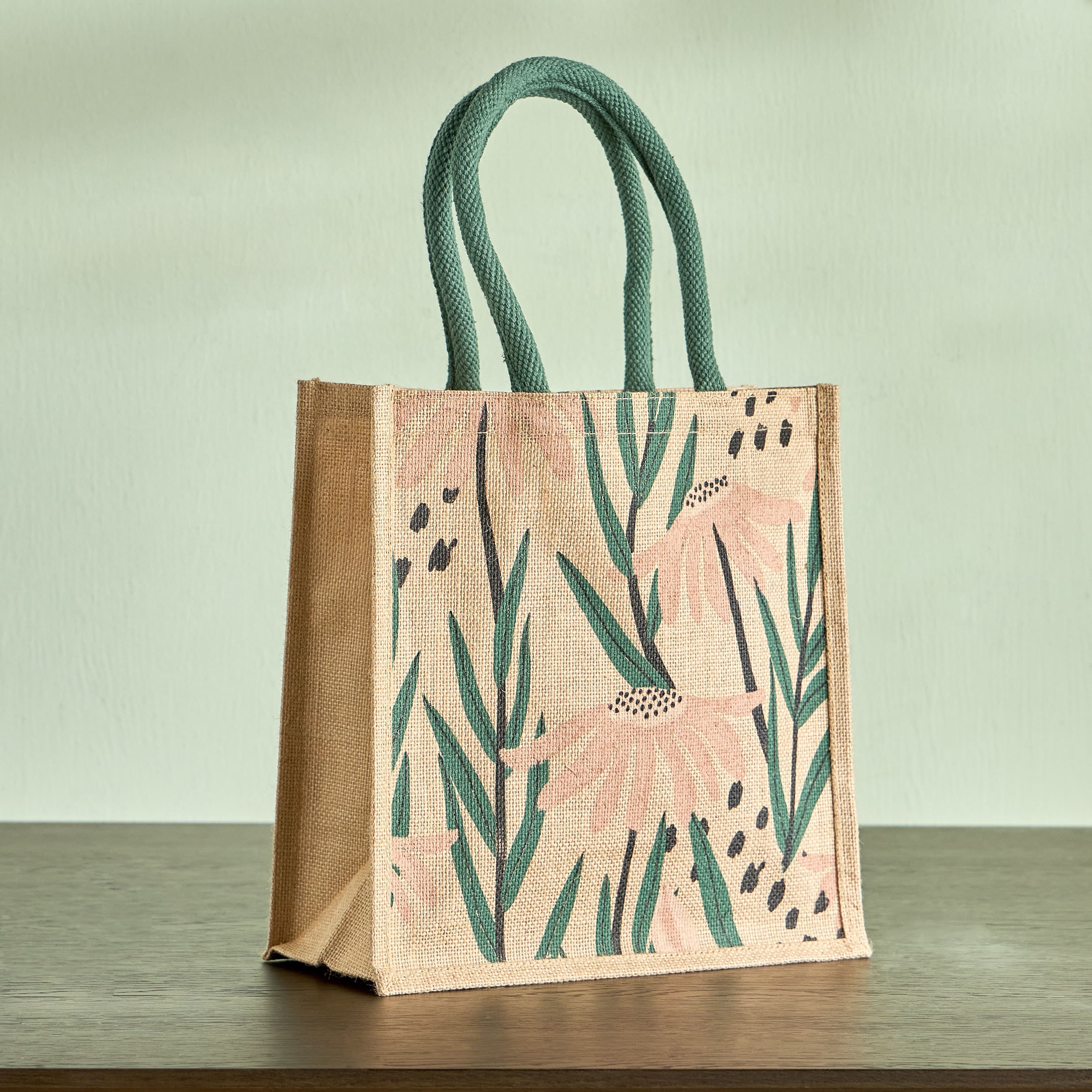 Floria Jute Lunch Bag