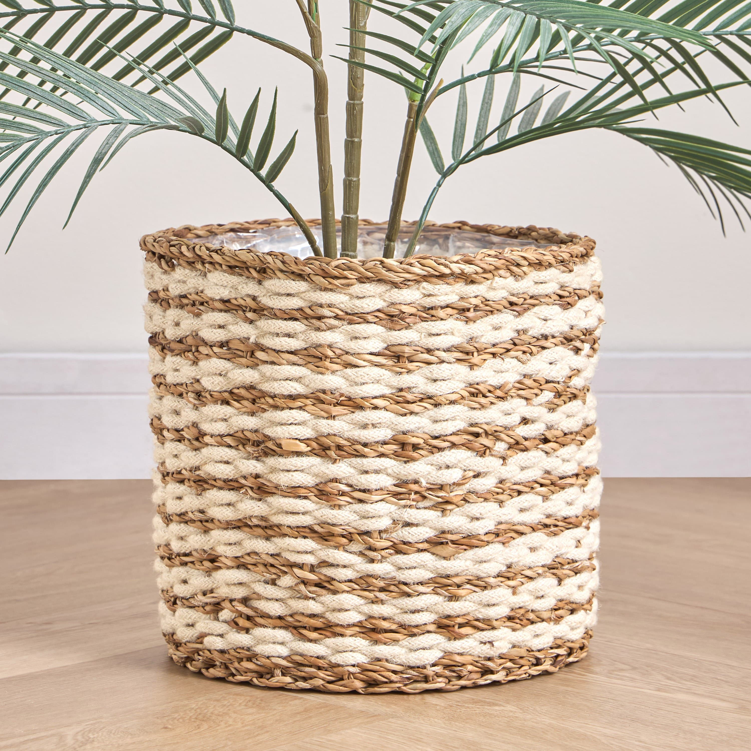 Migo Mia Seagrass and Jute Planter - 28 cm Pots & Planters