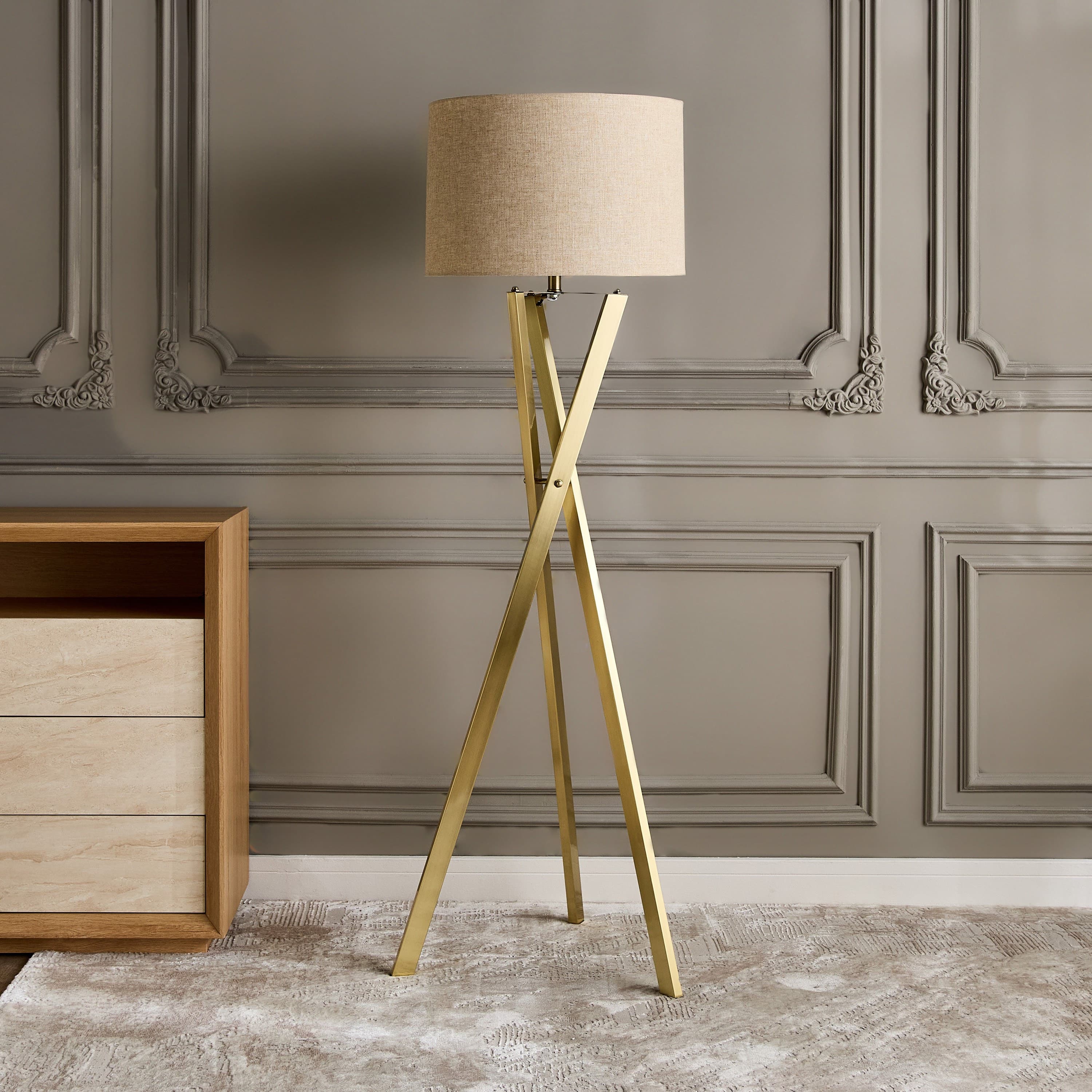 Sadie Metal Tripod Floor Lamp - 164 cm Lighting