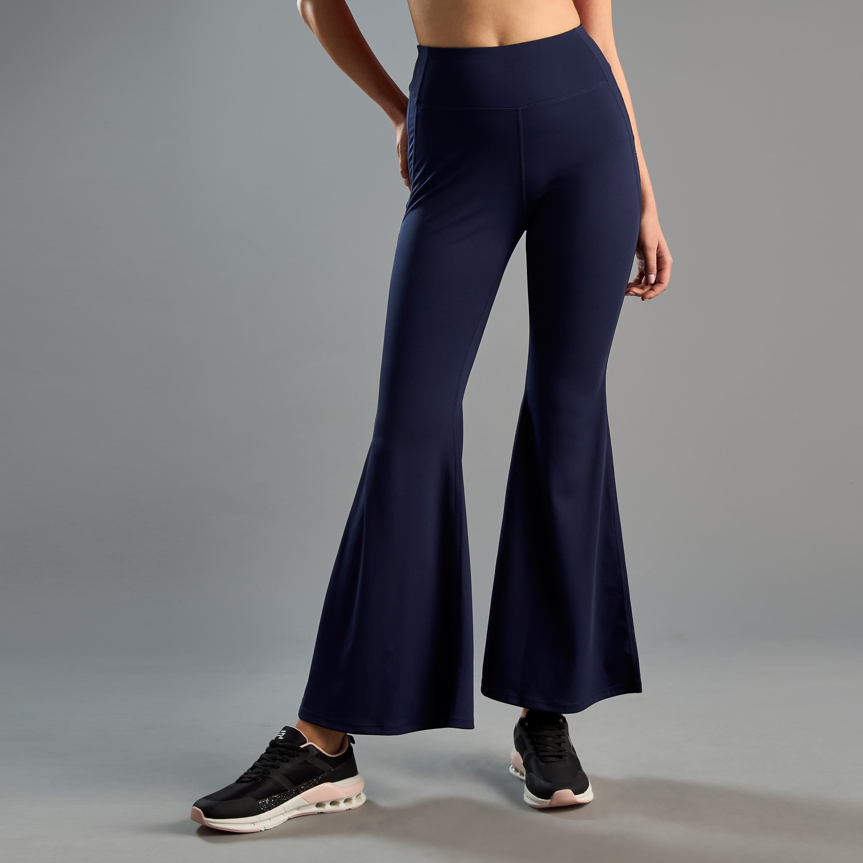 Full Length Plain Flared Leggings