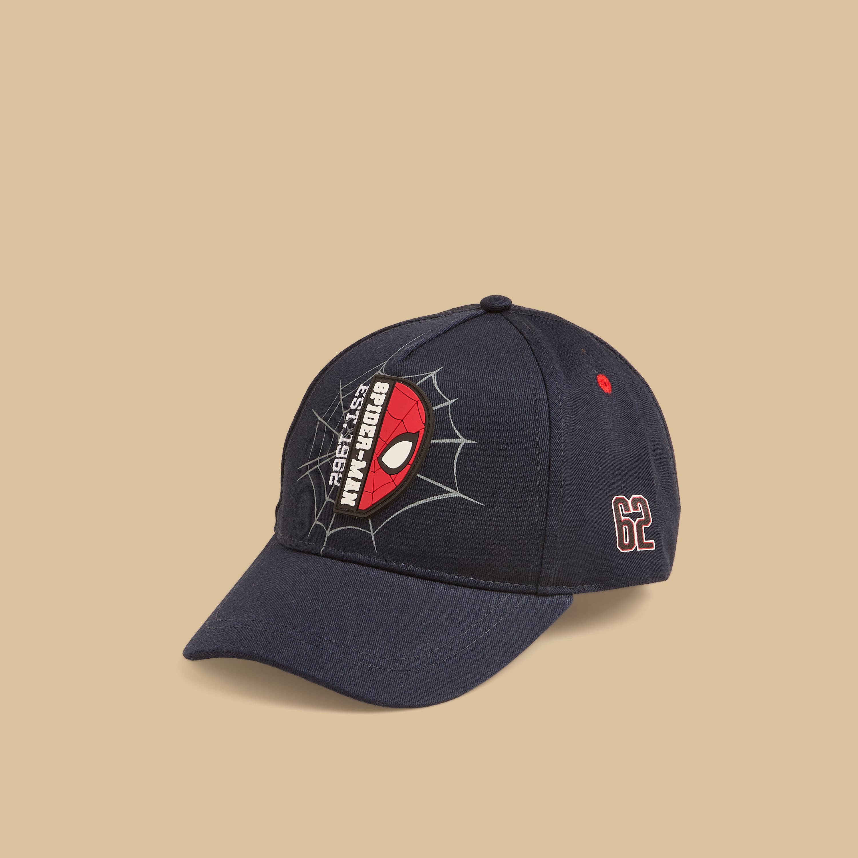 Spider-Man Accent Cap with Hook and Loop Strap Closure Accessories