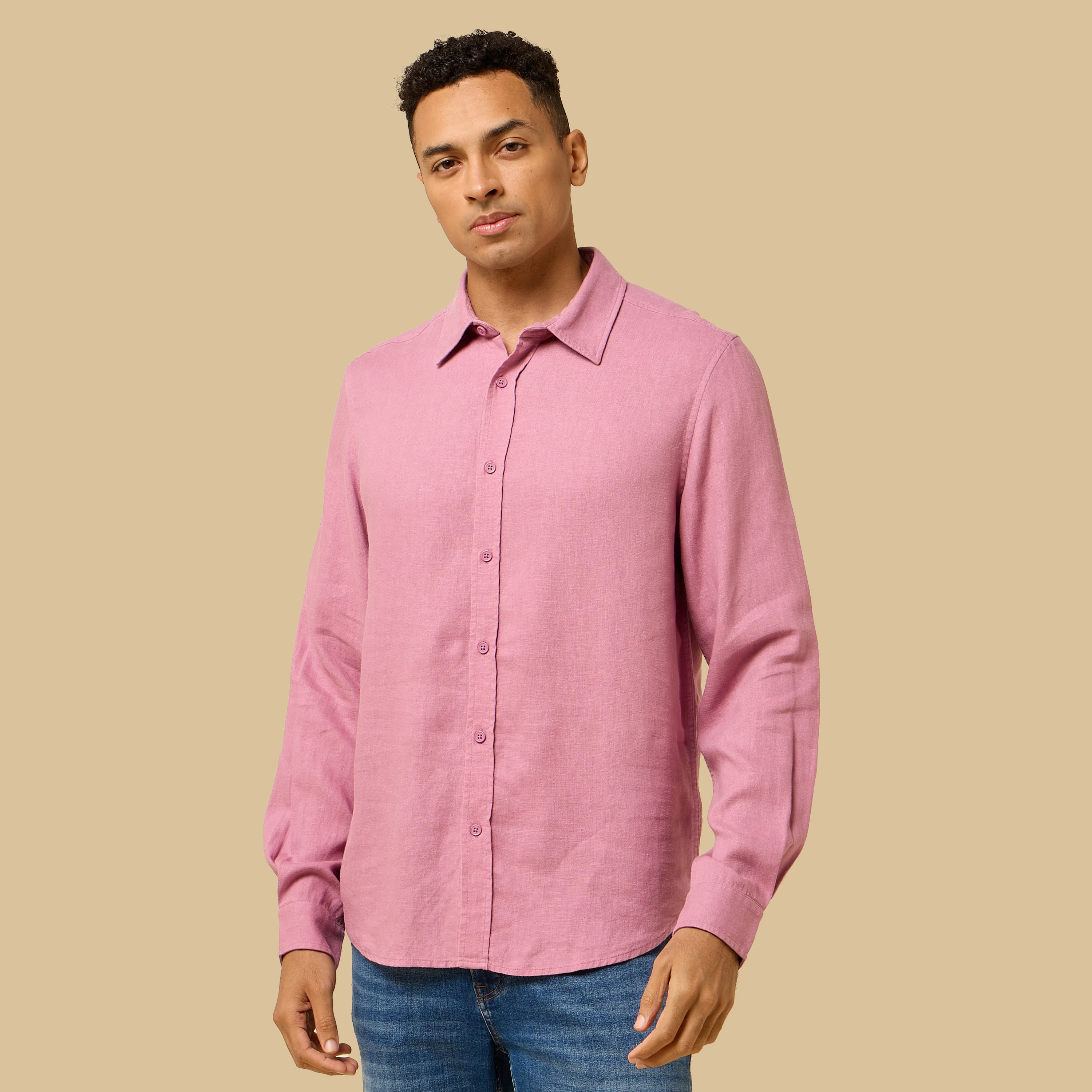 Linen Blend Shirt Clothing