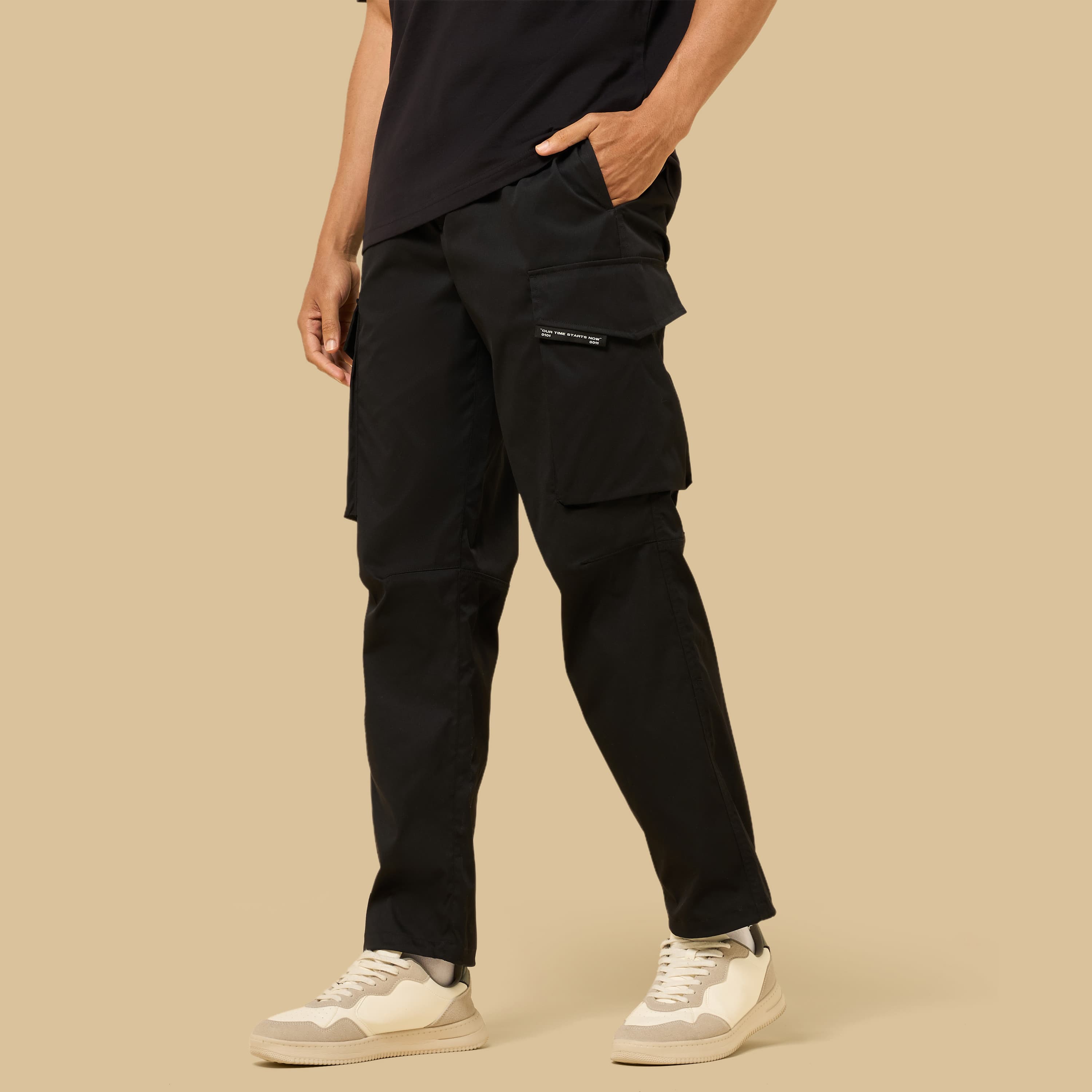 Panelled Cargo Pants