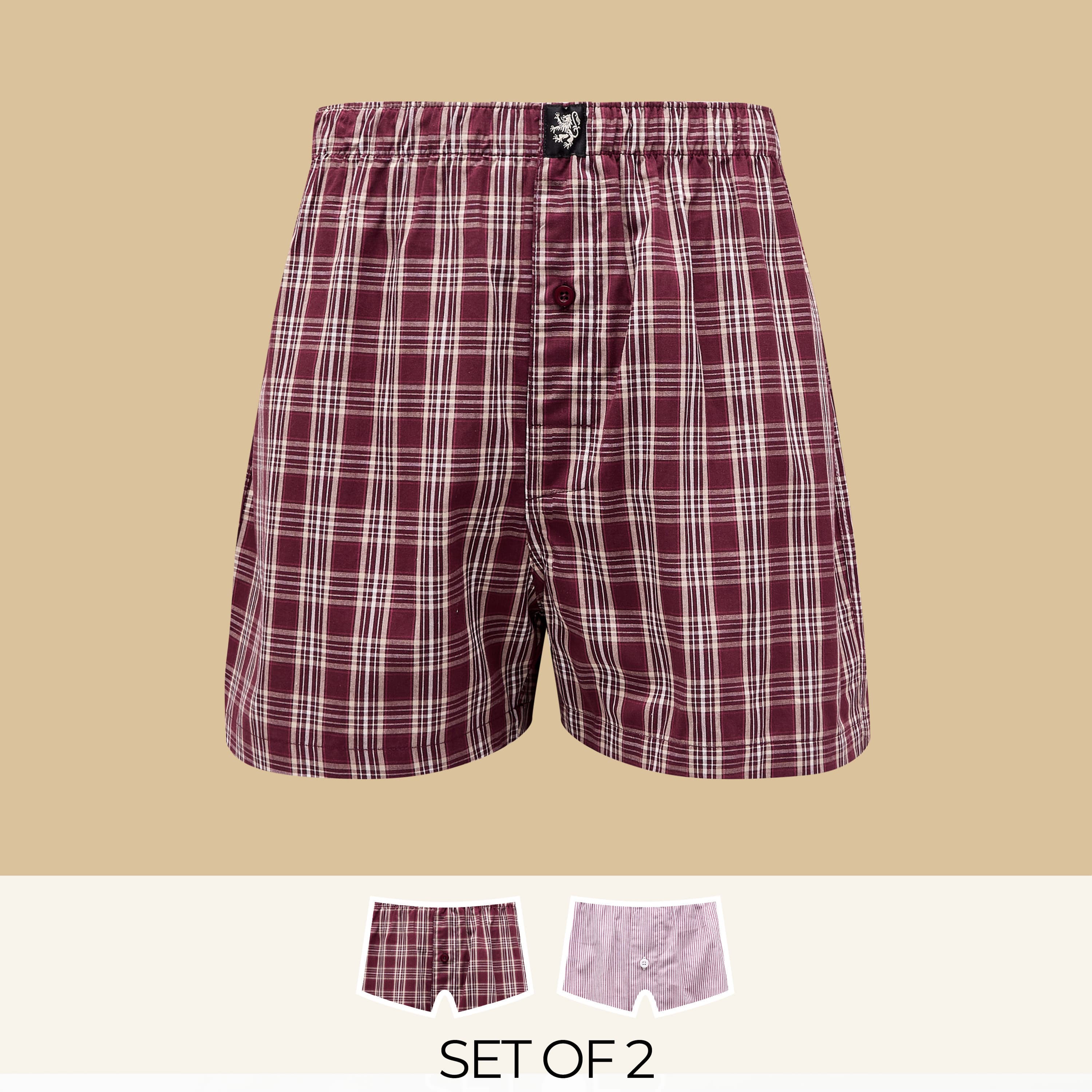 Pack of 2 - Assorted Boxers Clothing