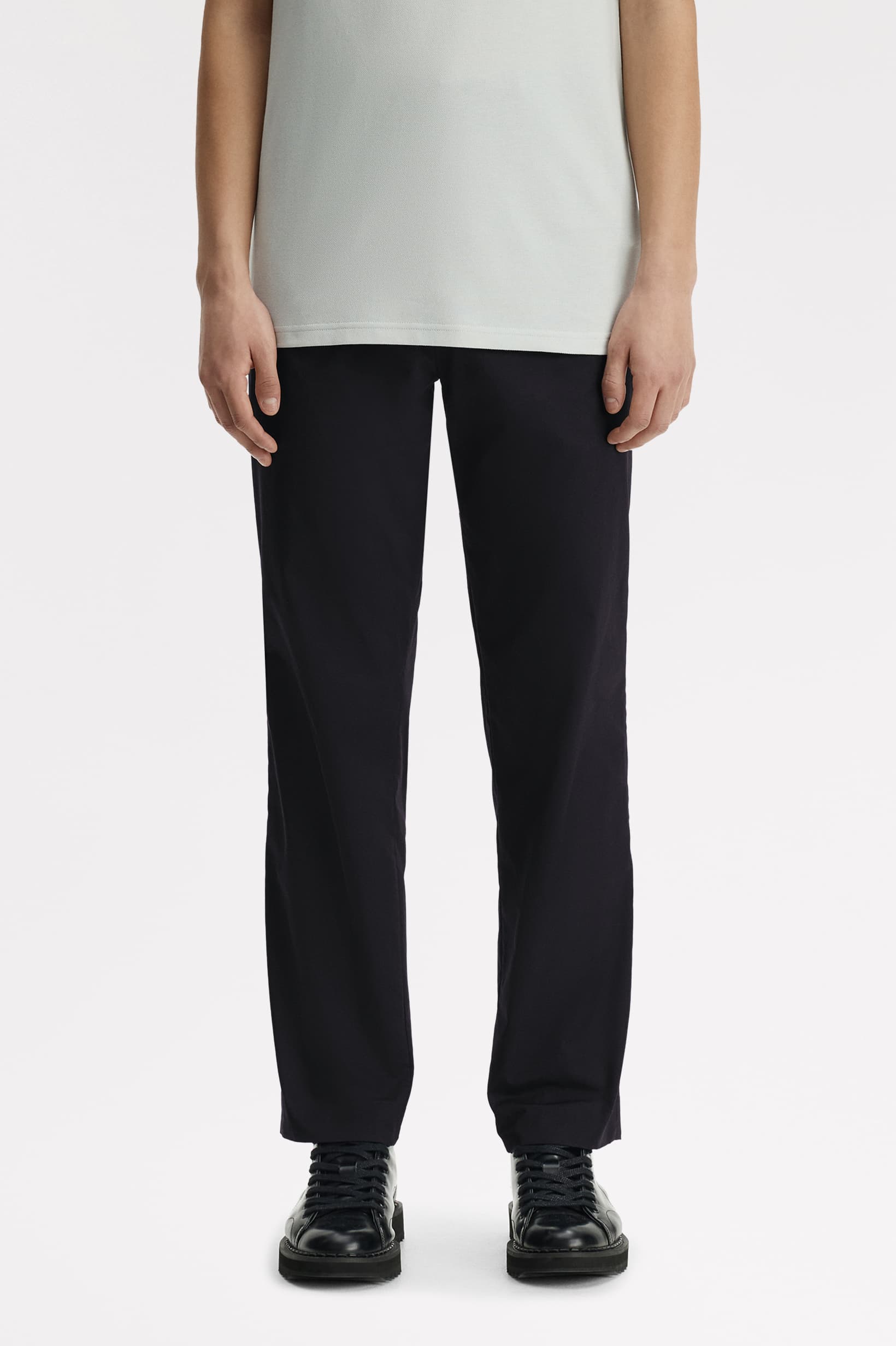 Slim Fit Twill Trousers