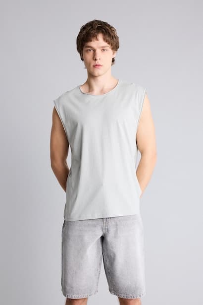 100% Cotton Boxy Fit Tank Top