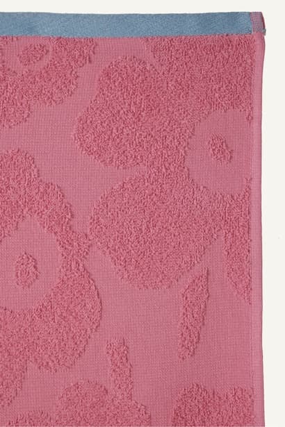 Patterned Cotton Pink Beach Towel (٣)