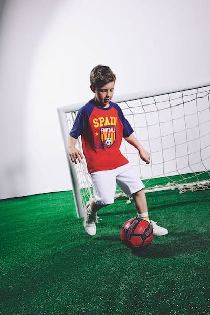 Boy New Regular Fit Spain Print Red T-Shirt (4)