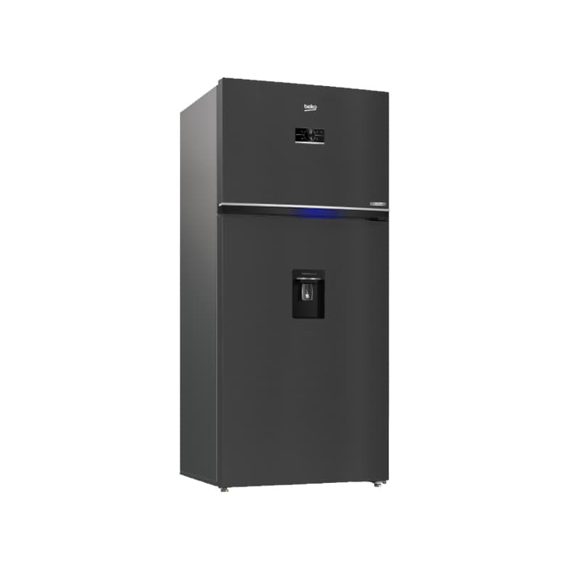 Refrigerator BEKO 630 liter Free Stand Inverter Digital With Dispenser 2 Doors Stainless Model RDNE650E60ZXR (2)