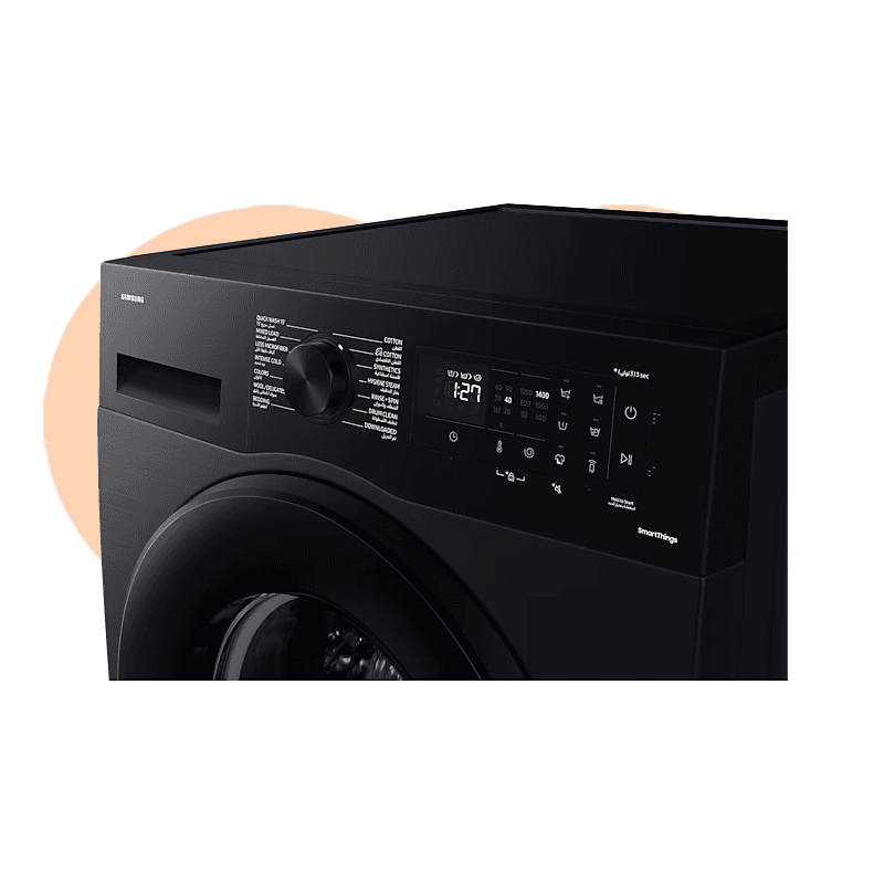 Samsung Washing Machine 8KG 1400rpm Digital ECO BUBBLE Black Model – WW80CGC0EDABAS (4)