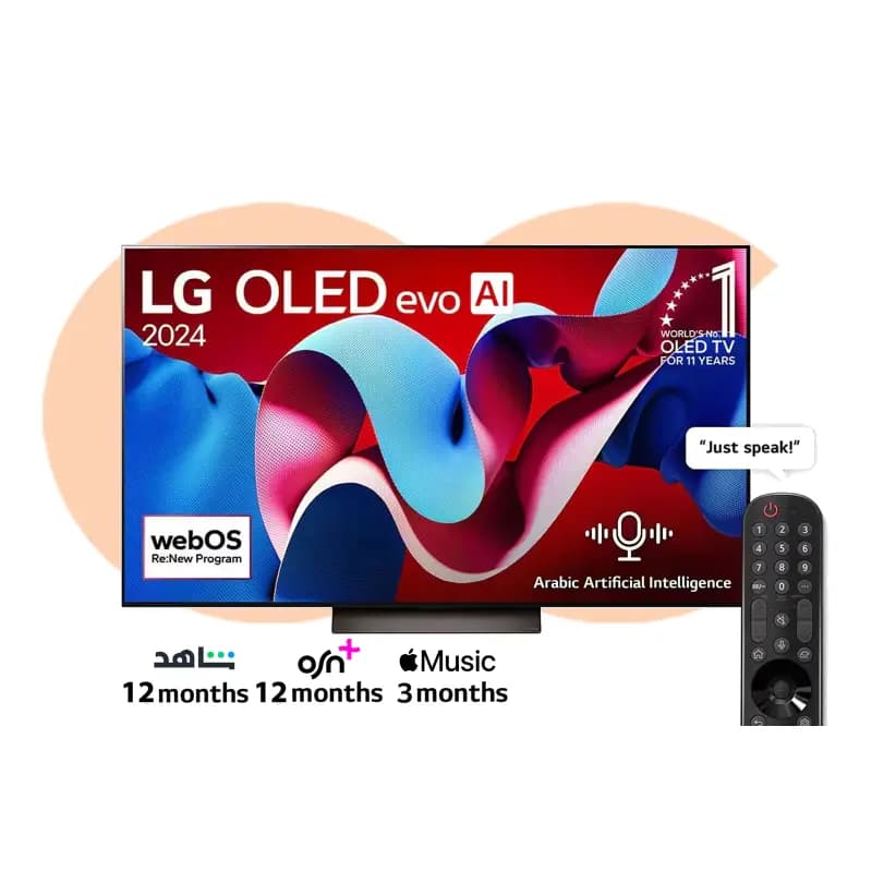 LG OLED evo 4KSmart TV C4 Seires 77 Inch OLED77C46LA