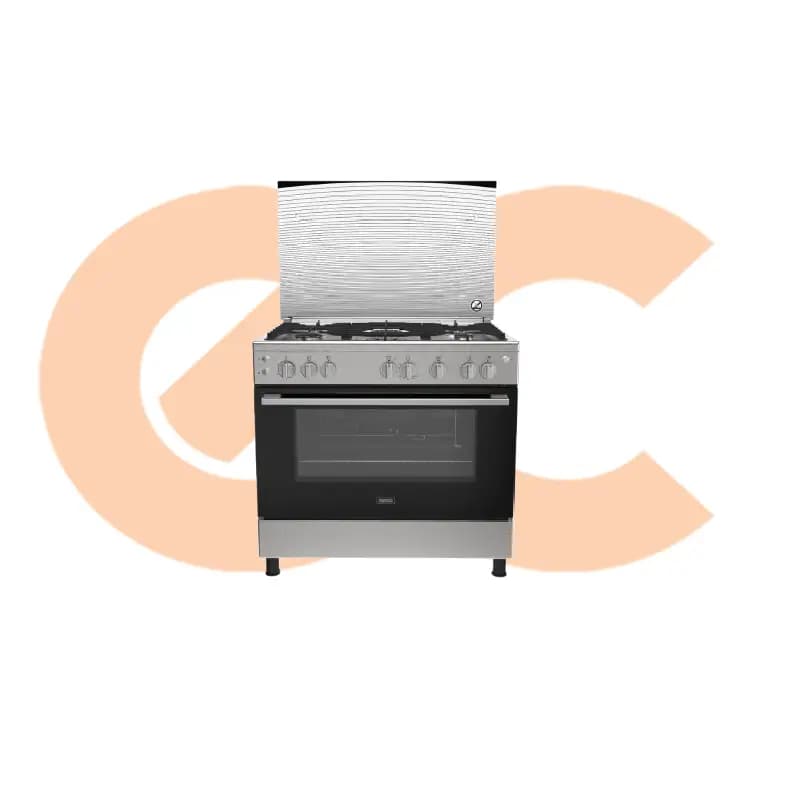 Zanussi Gas Cooker 90cm Cool Cast H/W Two Fans Safety Timer Stainless ZCG91236XB 943006579