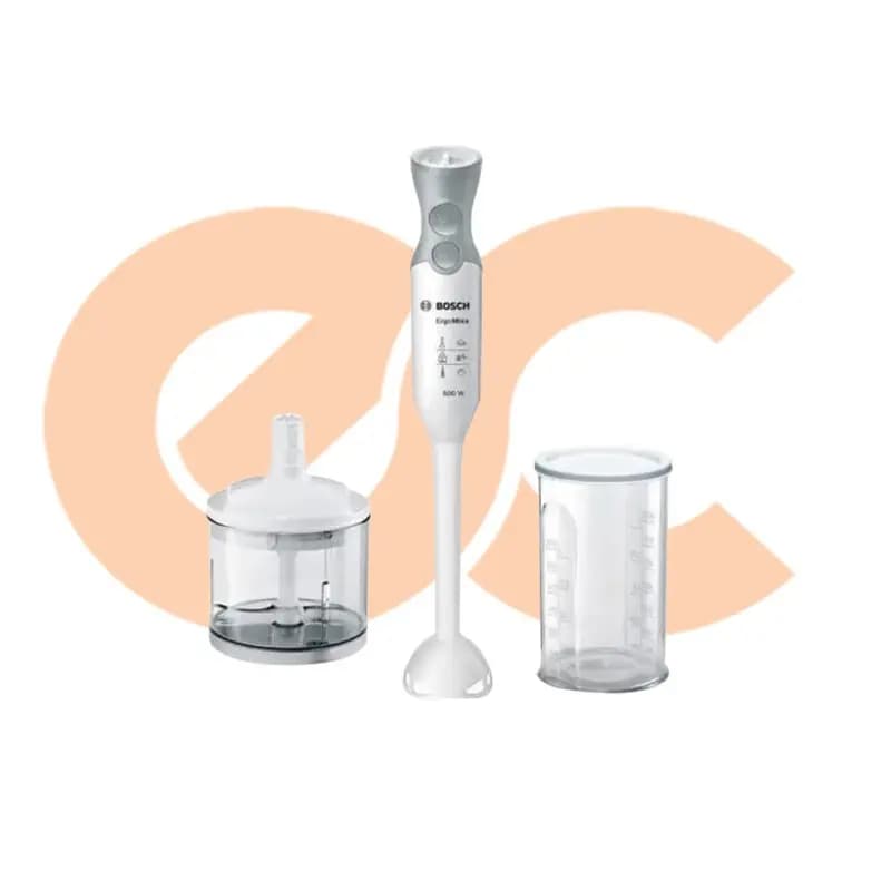 Bosch 600W ErgoMixx Hand Blender with Accessories White MSM66120