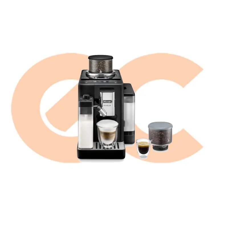 Delonghi Automatic Espresso Machine 19 Bar Rivelia Onyx Black Touch Digital Black EXAM440.55.B