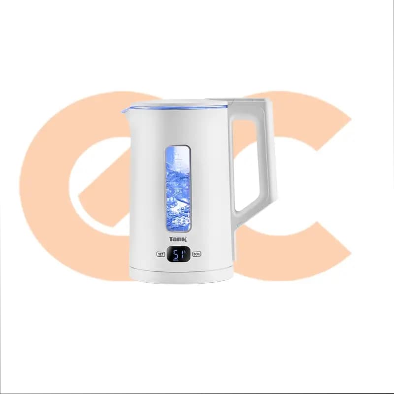 Tank Electric Glass Kettle Digital 1.5L 1500W Silver Model DG-2338-ES – Barcode 6223003249441