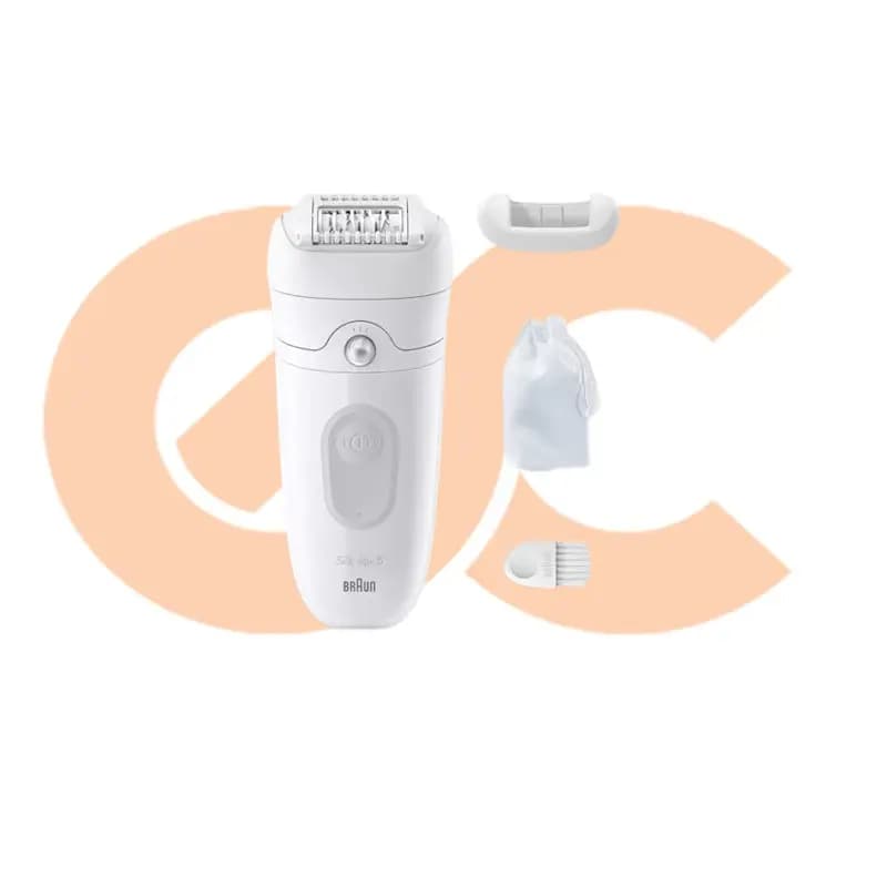Braun Silk-Epil5 Epilator Wet&Dry White×Grey SE5-011 7500435225052