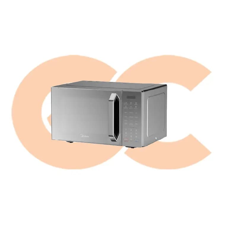 Midea Microwave Oven 32L 1000W Digital Mirror Silver Model EM0P042MX-S Barcode 6221284001604