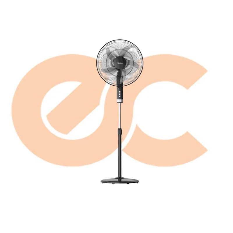Midea Stand Fan 18 Inch Black FS45-25MT-BK (6221284001499)