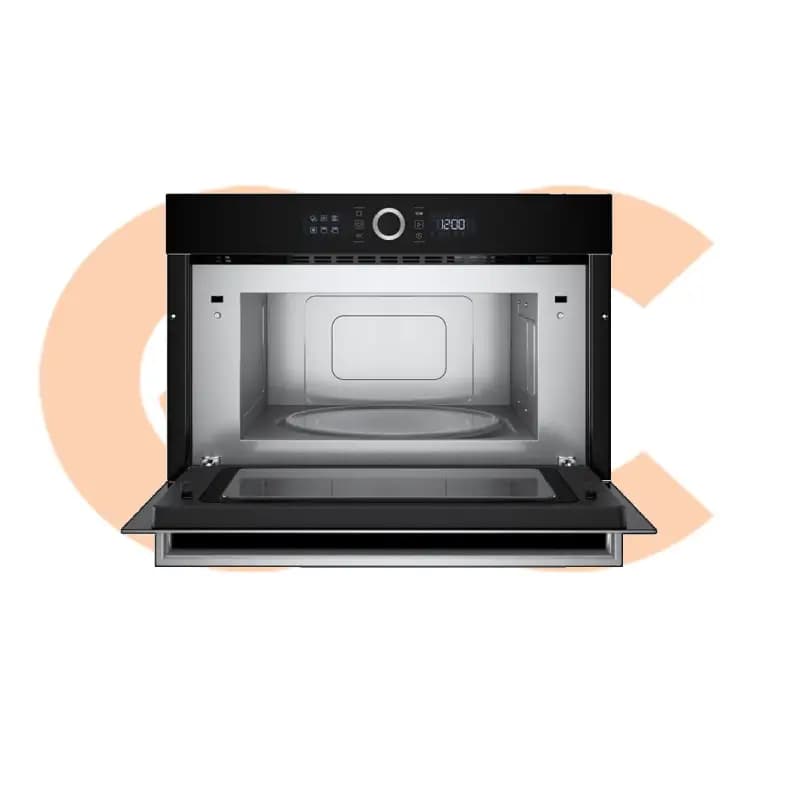 Ariston Built-In Microwave Oven 60 cm 31 Liters Grill Digital Touch – Stainless Steel × Black Model AMD54MXA (٢)