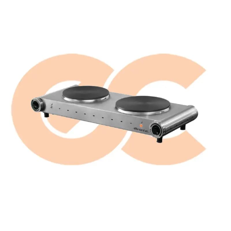Ariete Electric Hot Plate Double Burner 2500W Stainless Steel – Model 0994/2 – 8003705111608