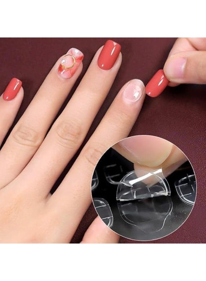 24-Piece Nail Adhesive Glue Tapes Clear Press On False Nails (3)