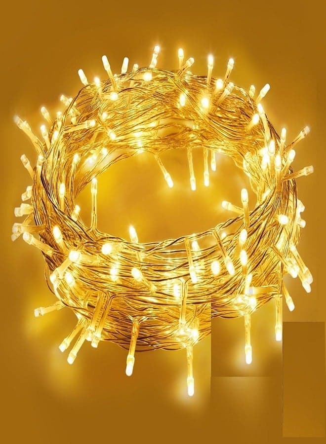 LED lighting works with electricity , 2 Plugs Warm Color Lighting Set
