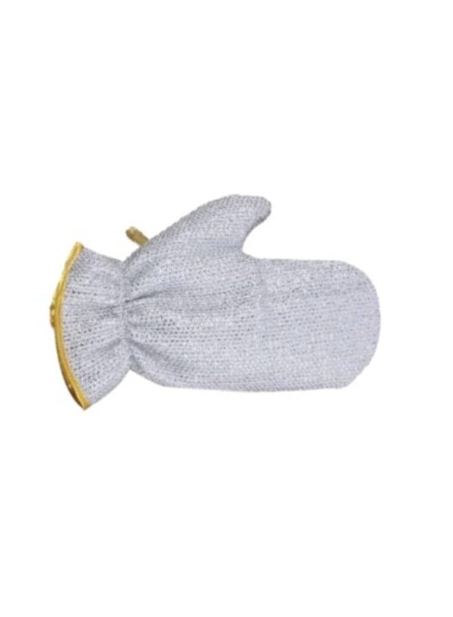 1pc Gloves for Cleaning Steel Wire Cleaning Gloves Dishwashing Gloves Dishwashing Supplies Metal Safety & Security Gloves (5)