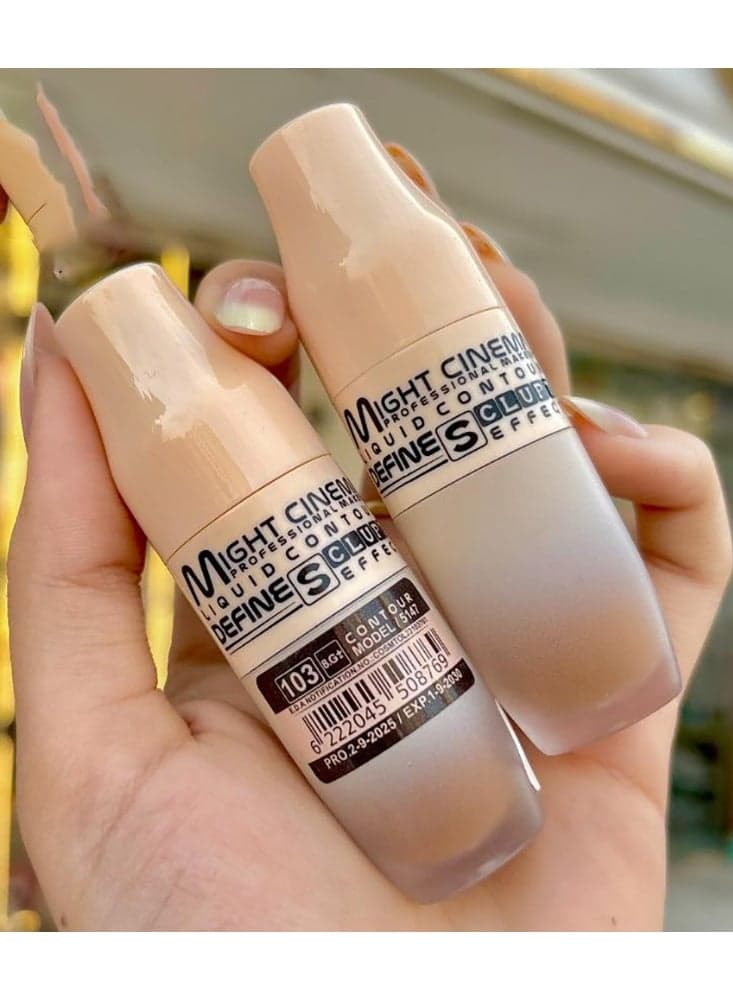 Might Cinema Liquid Contour – For light and smooth facial contouring and sculpting – 101 Concealers & Correctors (٥)