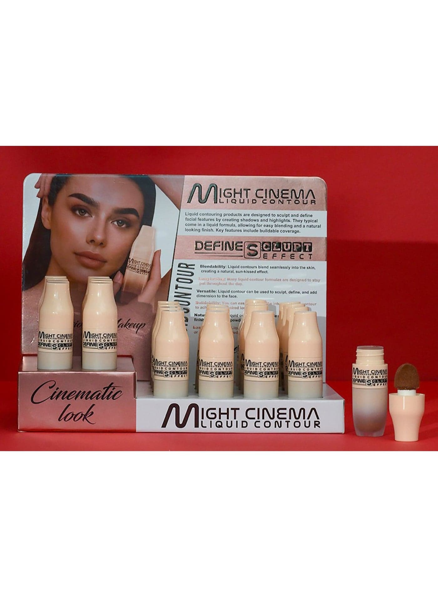 Might Cinema Liquid Contour – For light and smooth facial contouring and sculpting – 101 Concealers & Correctors (٦)