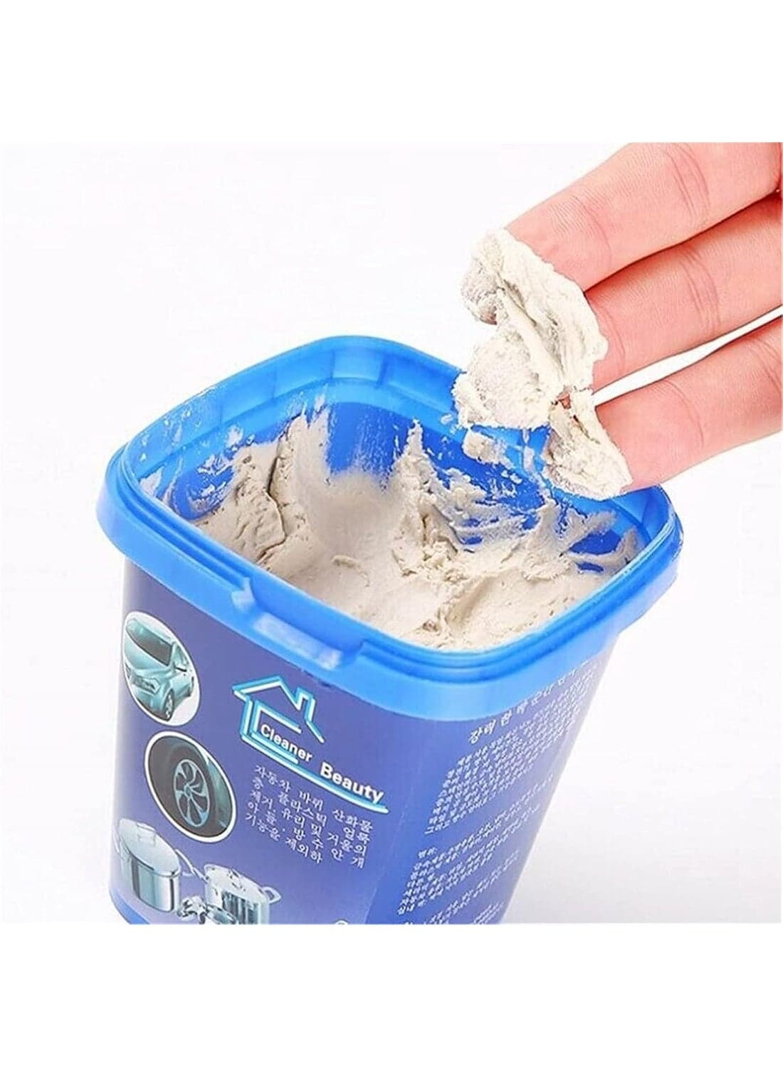 Powerful Stainless Steel Cookware Cleaning Paste Household Kitchen Cleaner Washing Pot Bottom Scale Strong Cream Detergent,Oven Cookware Cleaner Dish Cleaners (٧)