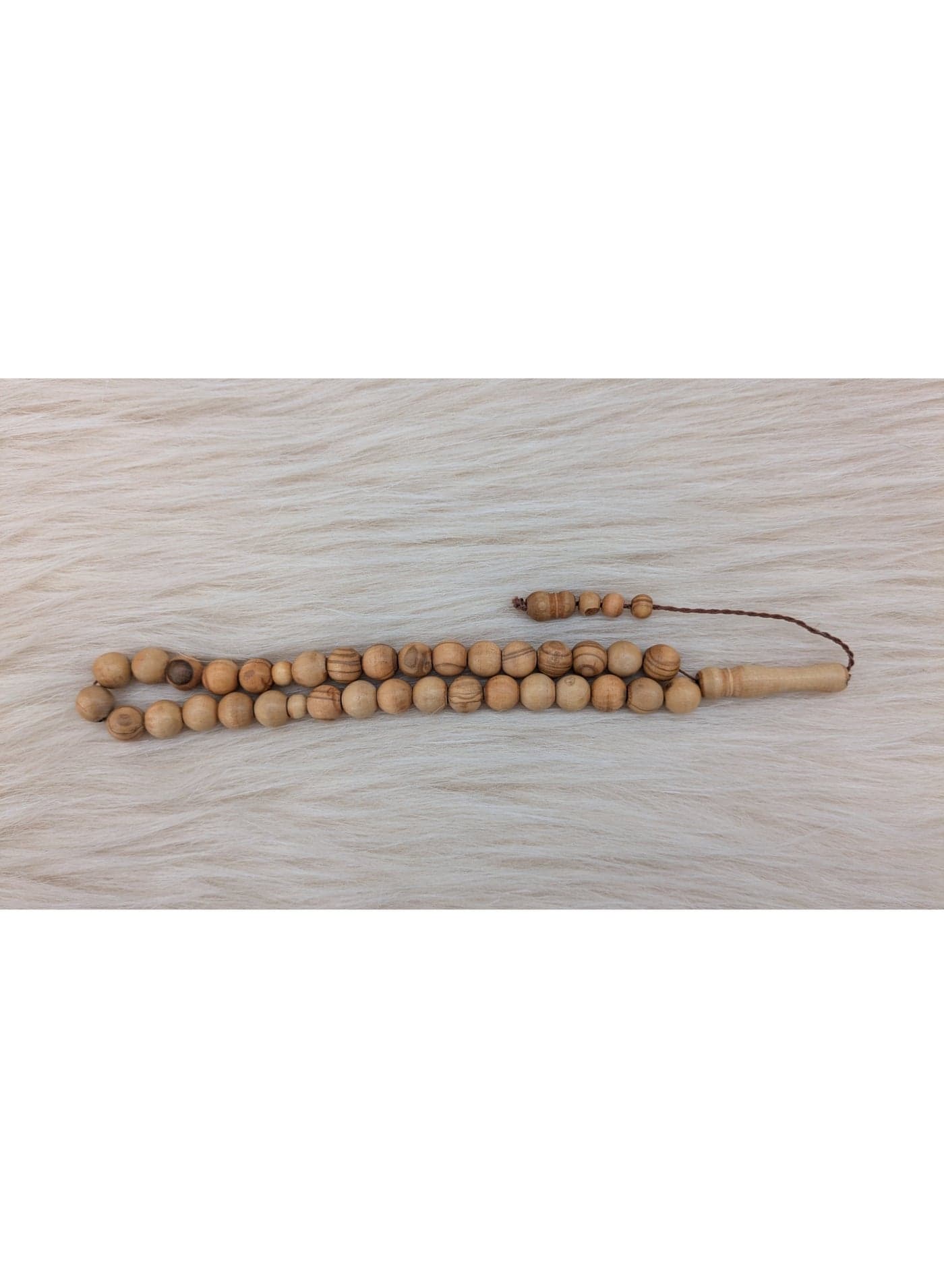 Olive Wood Prayer Beads – 33 Beads, 10 mm | Premium Handmade Tasbih for Dhikr and Prayer Women's Jewellery (6)