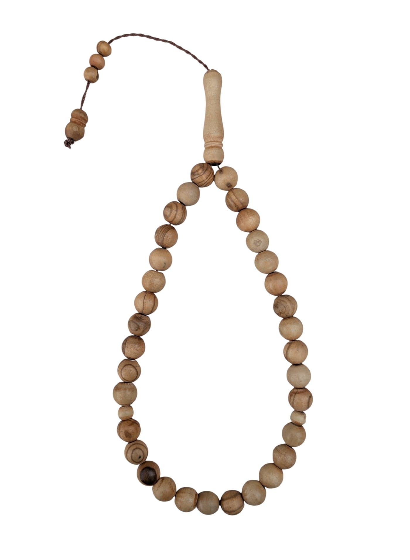 Olive Wood Prayer Beads – 33 Beads, 10 mm | Premium Handmade Tasbih for Dhikr and Prayer Women's Jewellery