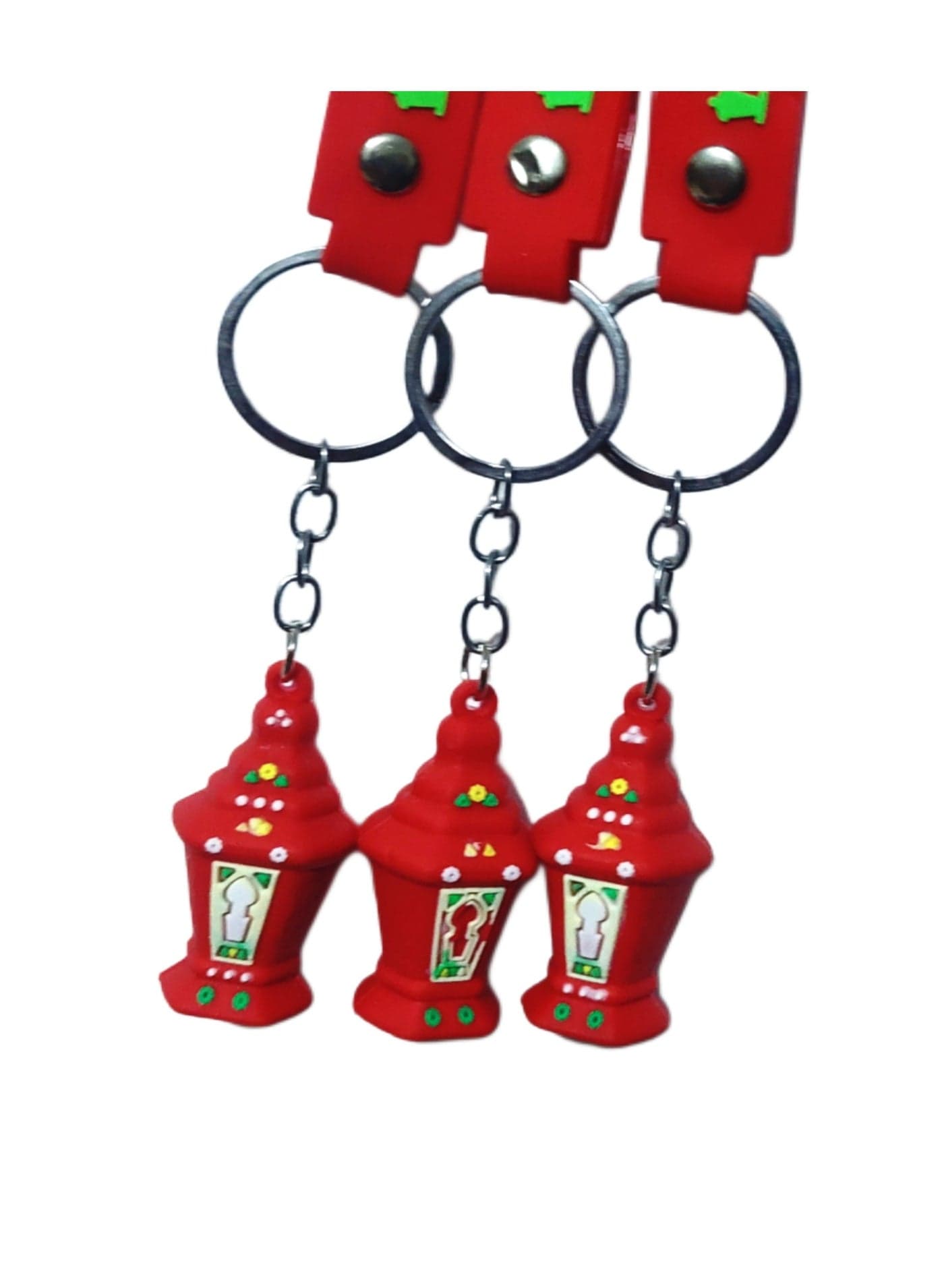 3 of silicone high quality red lanterns keychains Key Chains (3)