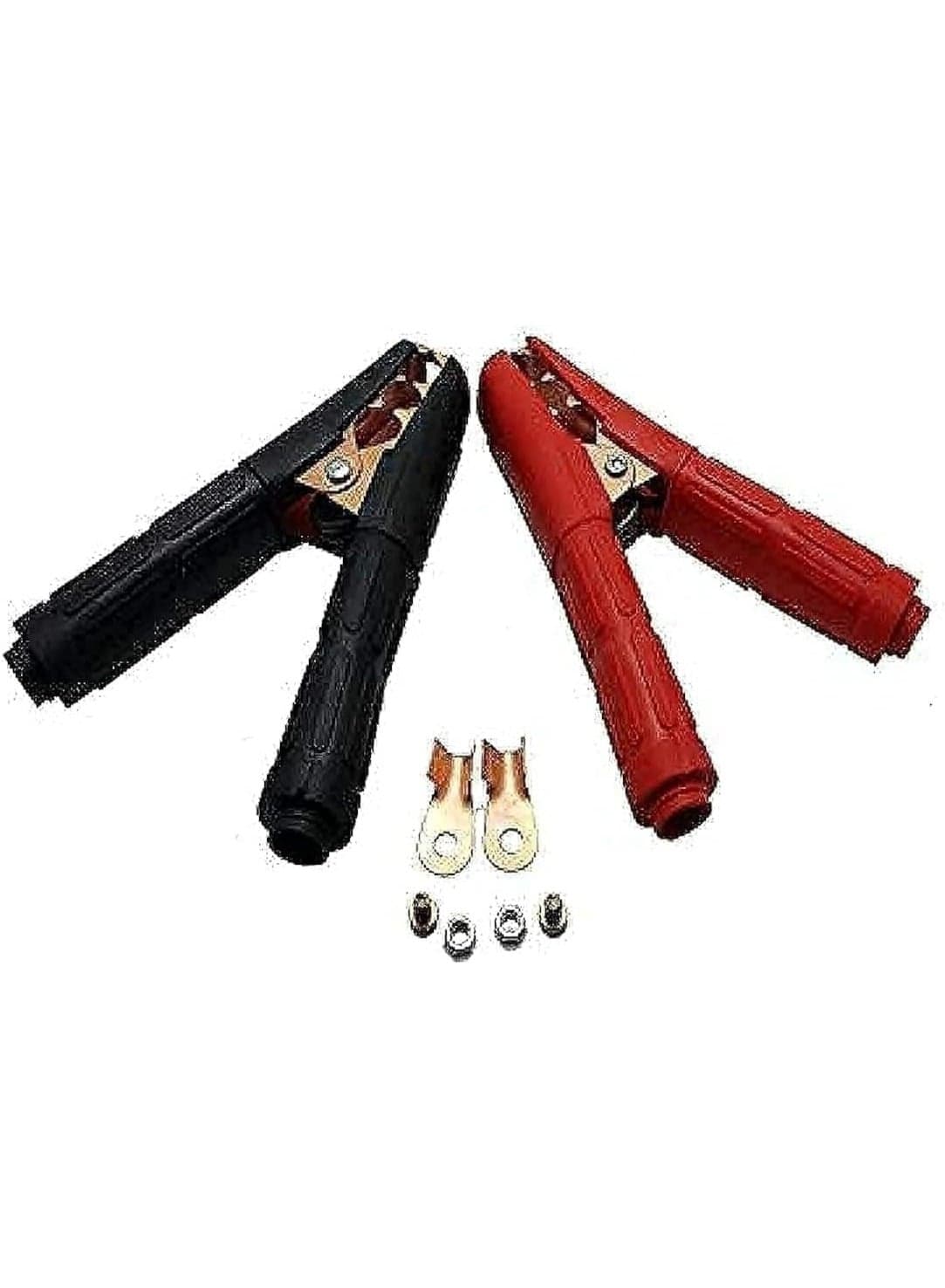 Heavy Duty Battery Cable Clamps Pair - Professional High-Conductivity Battery Terminal Connectors Jumper Cables