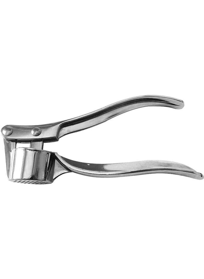 Silver stainless steel garlic press Kitchen Utensils & Gadgets (٢)