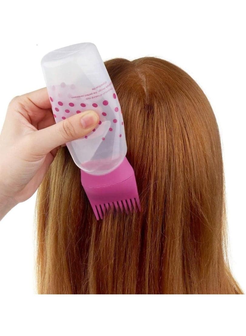 Hair Oil Applicator Bottle Multi Color (May vary package) Hair Care Accessories (٢)