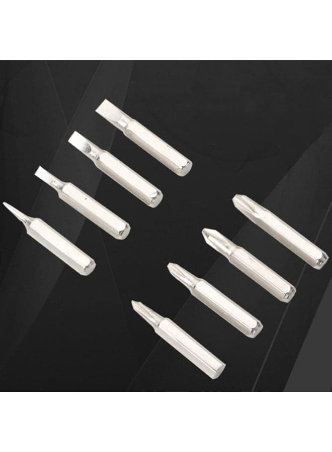 8 in 1 Multifunctional Pen Screwdriver, Portable Pocket Repair Tool with Replaceable Bits (٢)