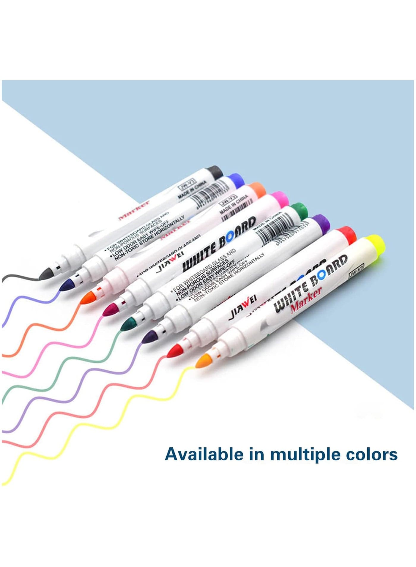Magic Water Drawing Pen, Floating Water Pen, Whiteboard Marker Pen, Watercolor Pen That Can Float in Water After Painting, Water Drawing Tool Set Gift for Kids Ages 3-12 (11 Colors) Basic & Life Skills Toys (٣)