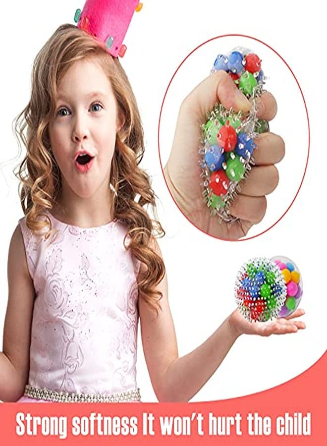 Stress Balls (2PCS) – Squishy LED Sensory Toy for Anxiety Relief, Autism & ADHD