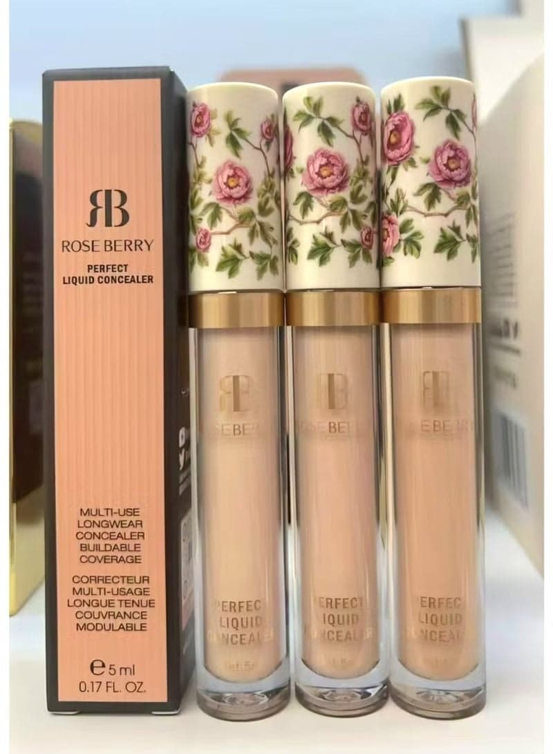 Rose Berry Perfect Liquid Concealer - Shade 02 Concealers & Correctors (٦)